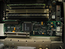 Internal view of the 20th Anniversary Mac