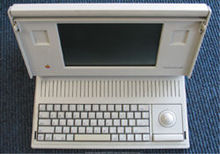 Top view of the Mac Notebook