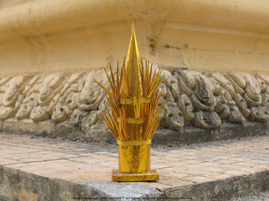 A detailed view of Cambodian Baisai