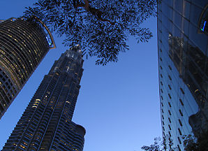 Twin Towers Evening light