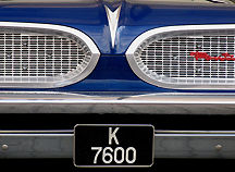 Old American Car fron grill