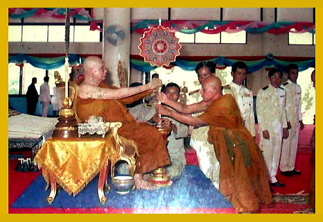 Celebrity, received his 2nd Buddhist Fan Title from His Holiness Somdej Phra Sangkharaj