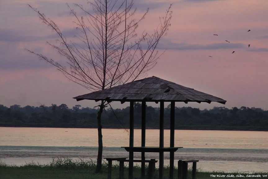 The River side, SIBU, Sarawak, 2005
