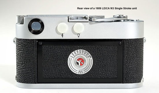 Late version of Leica M3 double strokes Model & Early Single