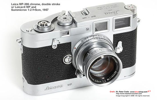 Leica MP with Leicavit MP Summicron 12 f 5cm 1957