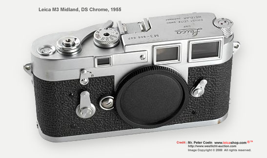 Leica M3 Midland DS Chrome 1955