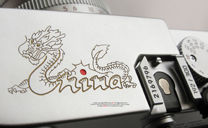 Engraving of DRAGON on LEICA M6