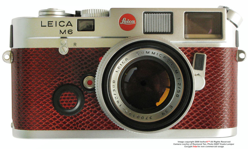 Leica M6 chrome Gold Dragon 300 units Edition, 1995 with matching SUMMICRON-M 1:2/50mm in silver chrome finish