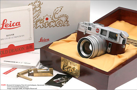 Full kit of Leica M6 chrome Gold Dragon 300 units Edition, 1995