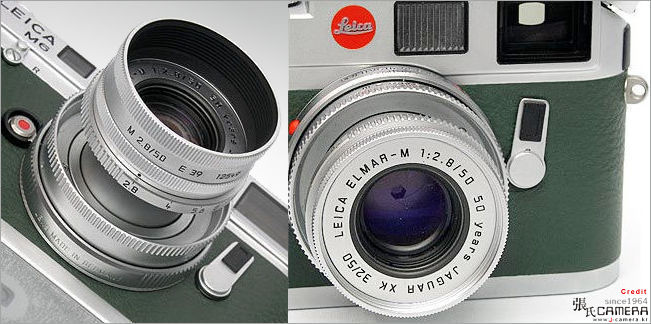 LEICA ELMAR-M 1:2.8/50mm 50 years JAGUAR XK lens