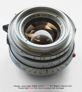 Leica Summicron-M wideangle 35mm f/2.0 lens for M6 Classic LHSA 25th Anniversary Special Edition