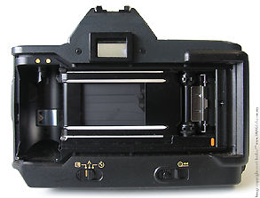 Canon T80 rear view