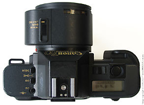Canon T80 top view
