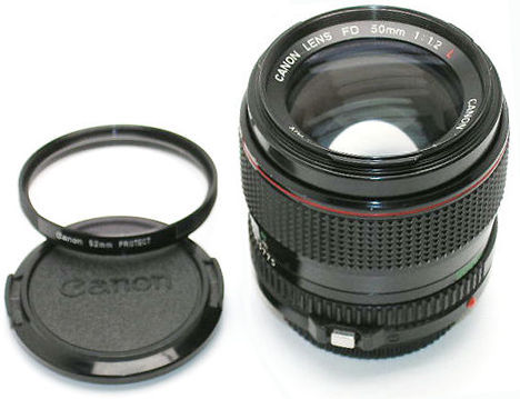 Canon FD 50mm standard lenses