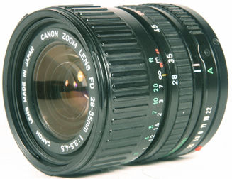 Canon FDN 28-55mm f/3.5~4.5 zoom lens