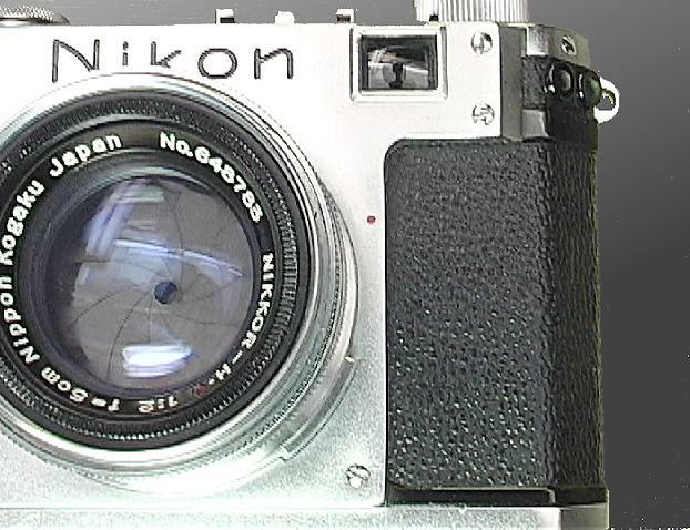 Nikon S 8 digits serial numbering right section near lens mount