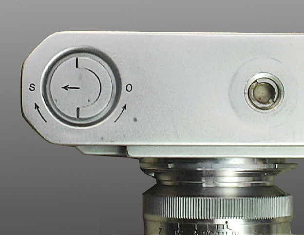 Nikon M Red Synch rangefinder camera model tripod socket and film back opening latch