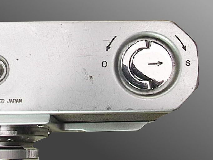 Nikon M unSynch rangefinder camera model  film rewind