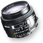 Early first version of AF Nikkor 24mm f/2.8s wideangle lens