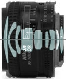 Optical group and construction for the current AF Nikkor 24mm f/2.8D wideangle lens