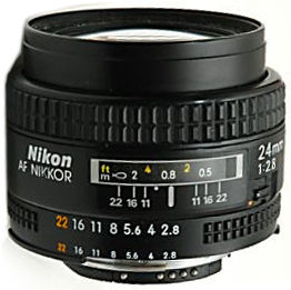 second version of AF Nikkor 24mm f/2.8s (N) wideangle lens