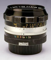 Nikon's early 24mm f/2.8 non Ai wideangle lens