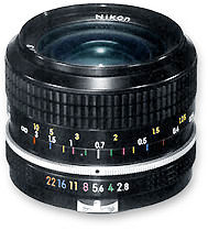 Pre Ai era Nikon's Nikkor 24mm f/2.8 wideangle lens