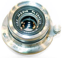 A very rare W-Nikkor 1:2.5 f=3.5cm Rangefinder wideangle lens