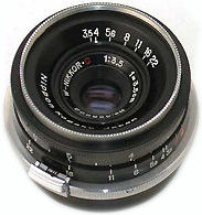 Updated W-Nikkor.C 1:3.5 f=3.5cm Rangefinder wideangle lens