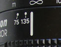 Infra index for the Nikon AF zoom 75-300