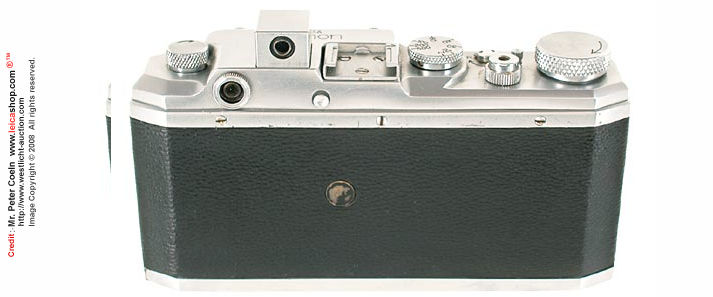 Rear section with film back of HANSA CANON, 1937