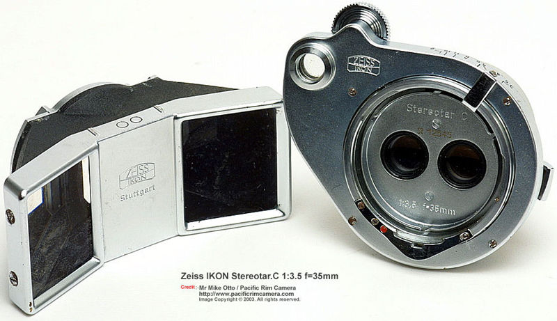 Zeiss Ikon STEREOTAR.C 1:3.5 f=35mm  (35mm f/3.5) wideangle lens with complete accessories PHOTO from Pacificrimcamera.com