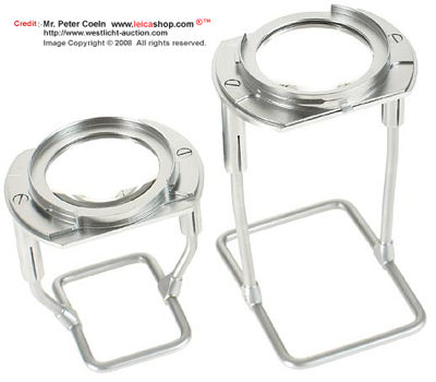 very rare distance holders fro Close-up attachment for StereotarC with close-up lenses for 6cm and 9cm 810/6 + 810/9,  approx year of produce:-1955.