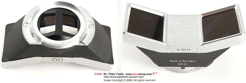 Zeiss Ikon Stereotar C 3.5/35mm; for Contax IIIa (IIa), complete stereo outfit in very nice condition with finder, Proxar lenses, fitted leather case; approx year 1940+