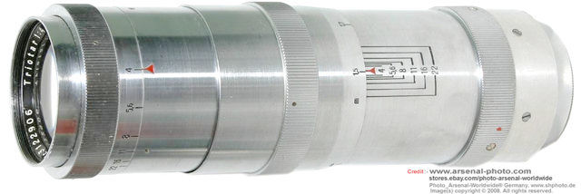 Carl Zeiss Jena Triotar 135mm f/4.0 coupled for Leica Screw Mount