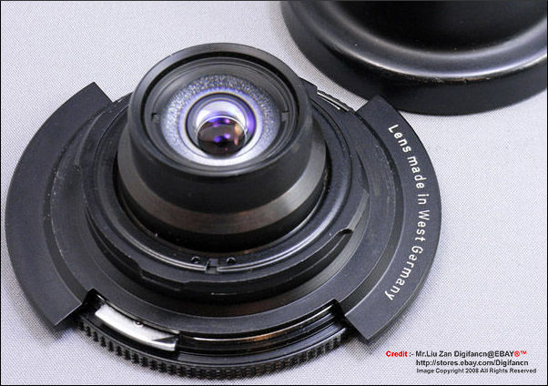 Rear lens mount section of a Carl Zeiss Hologon 15mm 1:8 for Leica -M cameras