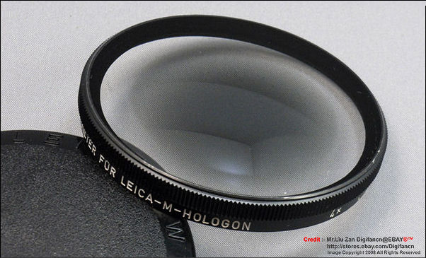 Graduation center filter for Carl Zeiss Hologon 15mm 1:8 for Leica -M cameras