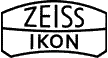 Zeiss IKON logo old type white background