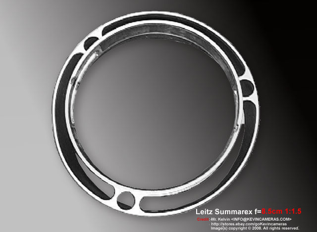 Dedicated lens hood (metal) for Leica Ernst Leitz Wetzlar Summarex f=8.5cm 1:1.5 (85mm f/1.5) Telephoto Lens