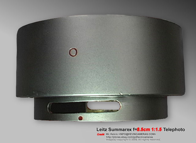lens hood Red index dot for   Leica Ernst Leitz Wetzlar Summarex f=8.5cm 1:1.5 (85mm f/1.5) Telephoto Lens