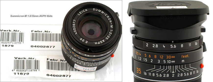  Summicron-M 1:2/35mm ASPH 6 bits 