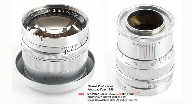 Hektor 125mm f/2.5 1959 model