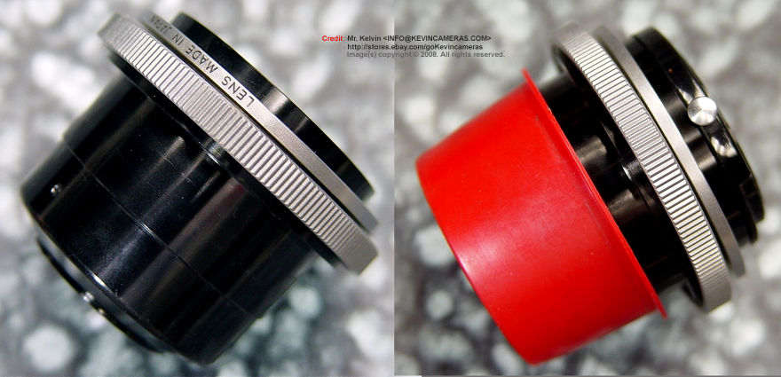 Rear cap and lens mounting adapter of Nippon Kogaku Japan / Nikon Micro-NIKKOR 1:5 f=7cm