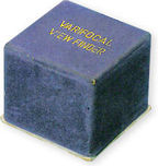 an old, vintage blue velvet type box for Varifocal Finder for Nikon rangefinder RF 