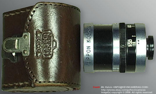 Nikon (Nippon Kogaku K K ) Varifocal Finder early version Model 1 with original leather case