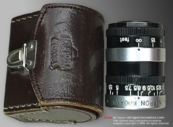 Nikon (Nippon Kogaku K K ) Varifocal Finder improved version Model 2 with original leather case