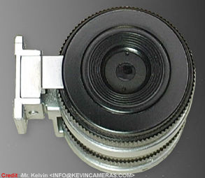 Nikon (Nippon Kogaku K K ) Varifocal Finder model 2 with improved eyepiece, view from the back