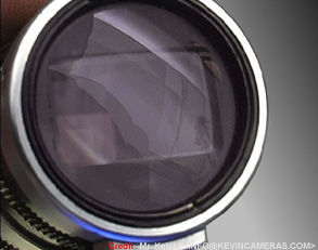 Front lens element on a  Nikon (Nippon Kogaku K K ) Varifocal Finder model 2 