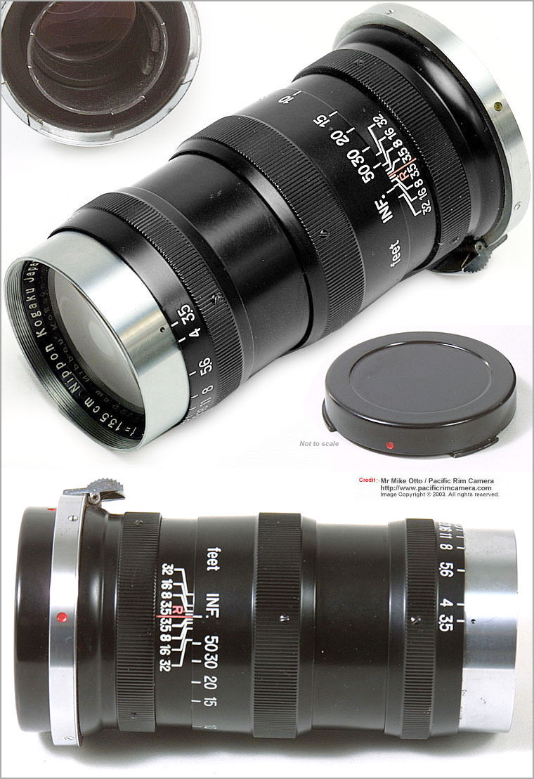Nikon (Nippon Kogaku K.K.) RF Nikkor-Q 1:3.5 f=13.5cm telephoto