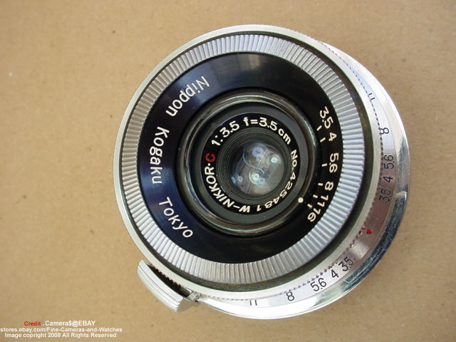 Nikon (Nippon Kogaku K.K.) RF W-Nikkor 3.5cm (35mm)wideangle 